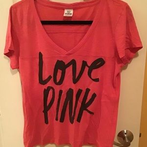 Love pink t-shirt